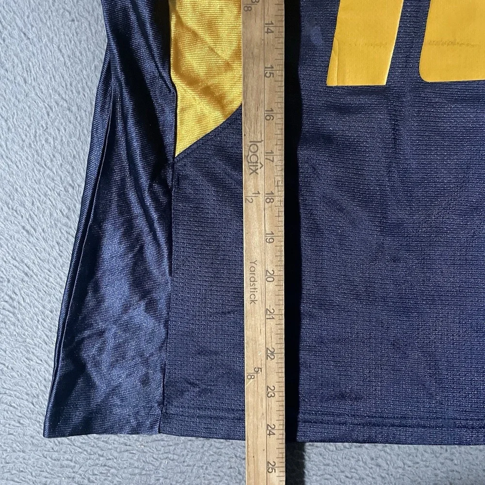 Vtg‎ West Virginia Mountaineers #12 Geno Smith Football Jersey Youth Boy's Large